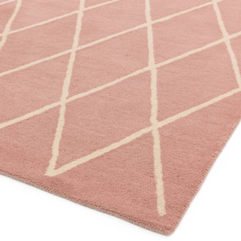 Albany Diamond Pink Rug