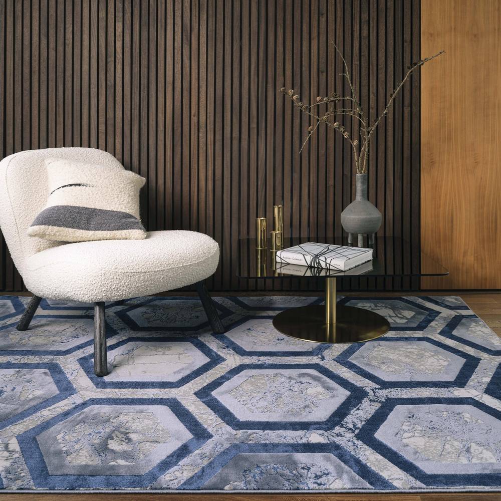 Aurora Hexagon AU19 Rug