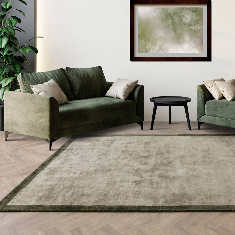 Blade Border Sage/Olive 05 Rug