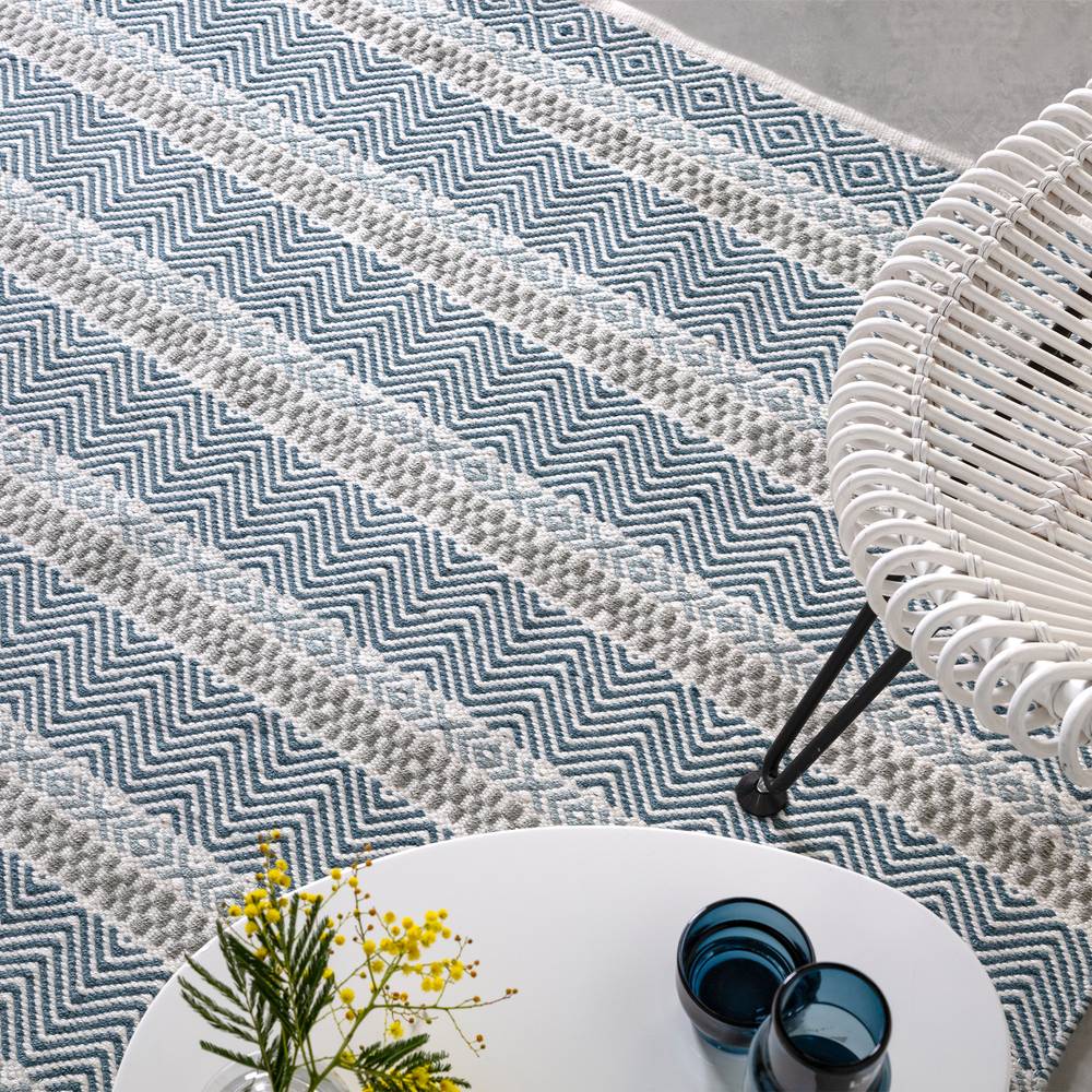 Boardwalk Blue Multi Rug
