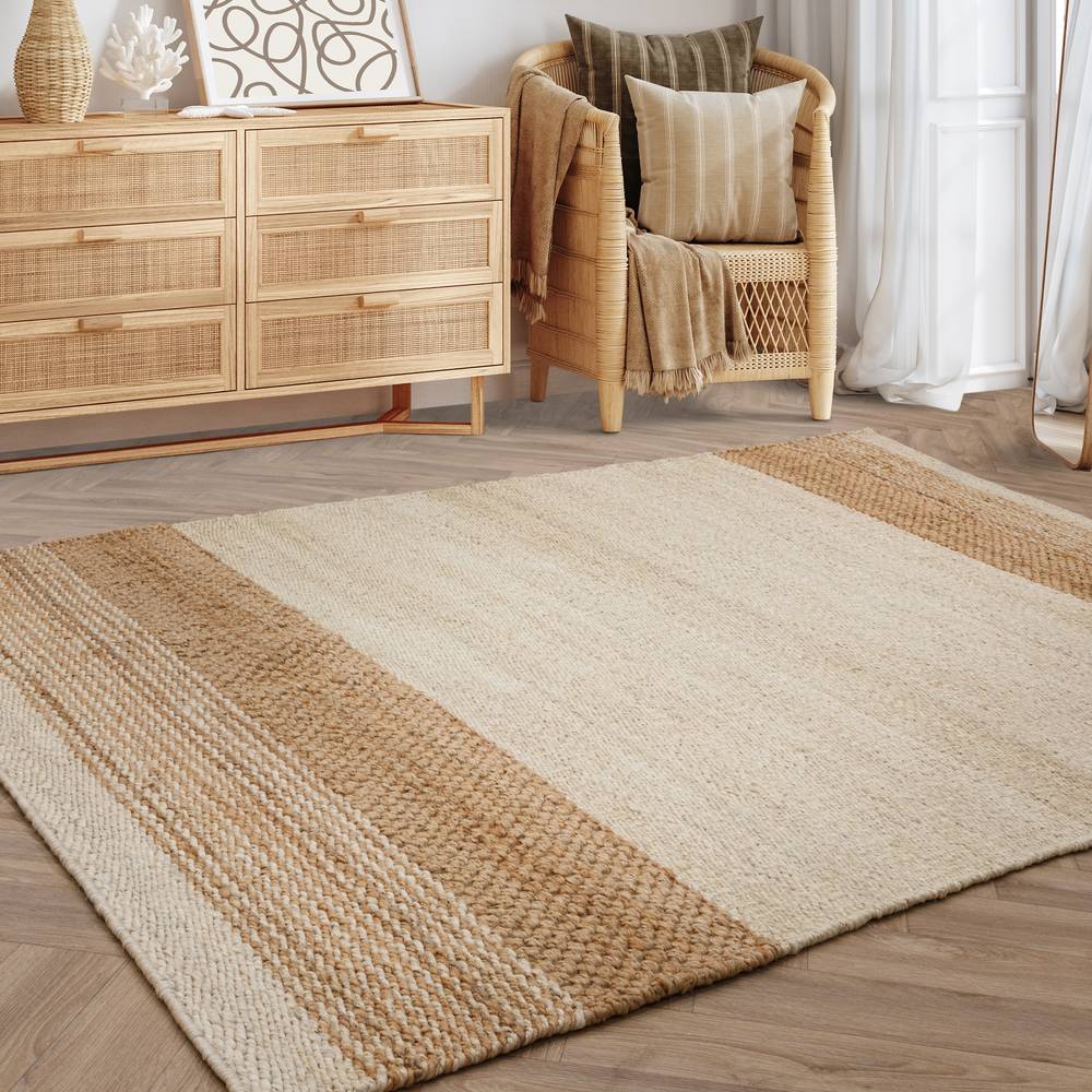 Cedar Bleach / Natural Rug