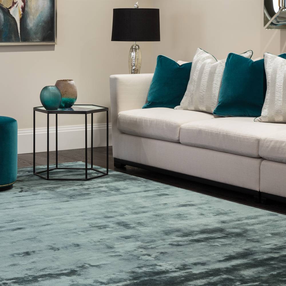 Chrome Petrol Rug