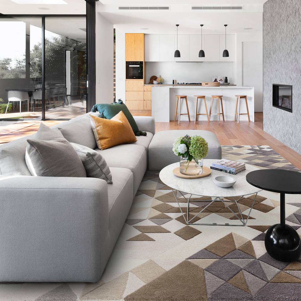 Enigma Grey Multi Rug