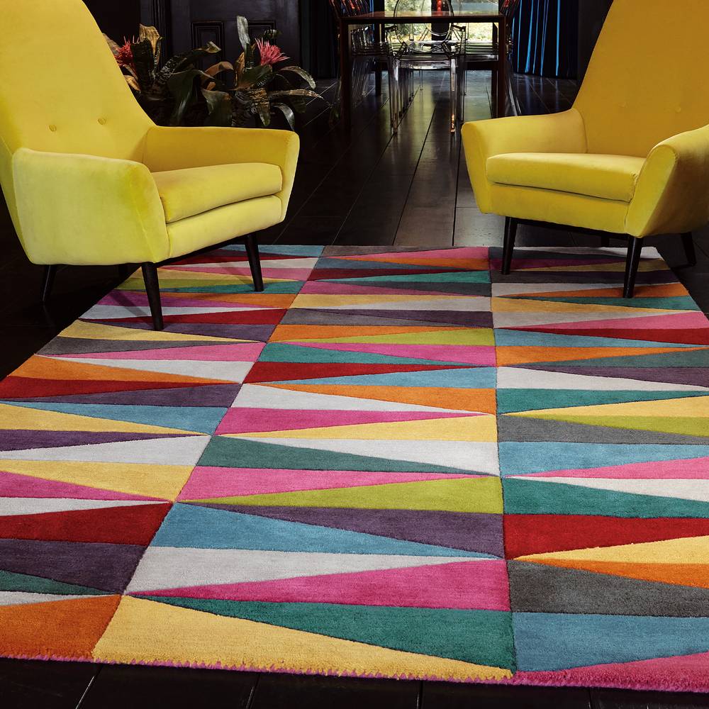 Funk Triangles Rug