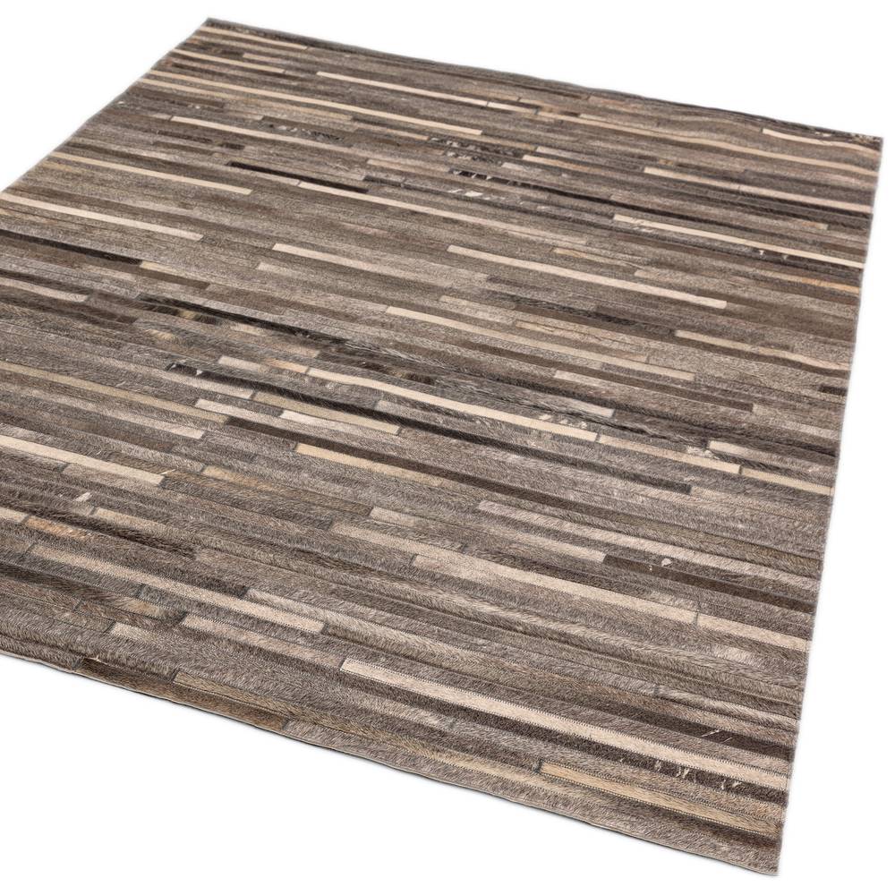 Gaucho Dark Grey Stripe Rug