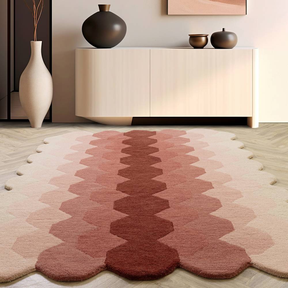 Hive Pink Rug