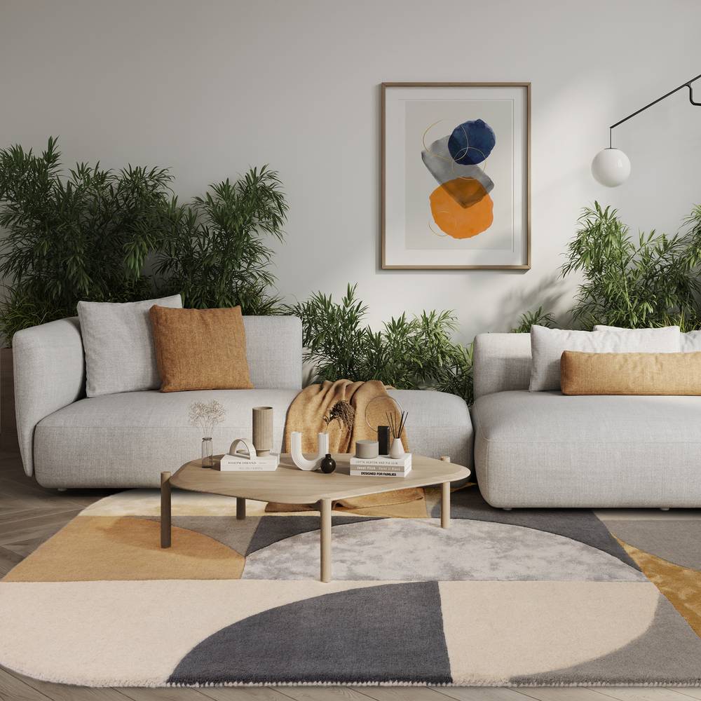 Matrix Oval Sunset Rug