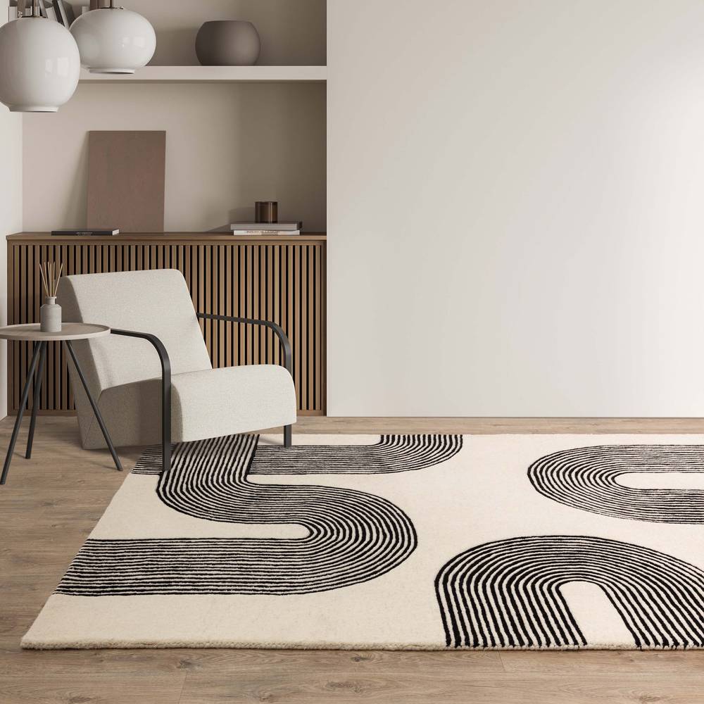 Matrix 87 Arches Black Rug