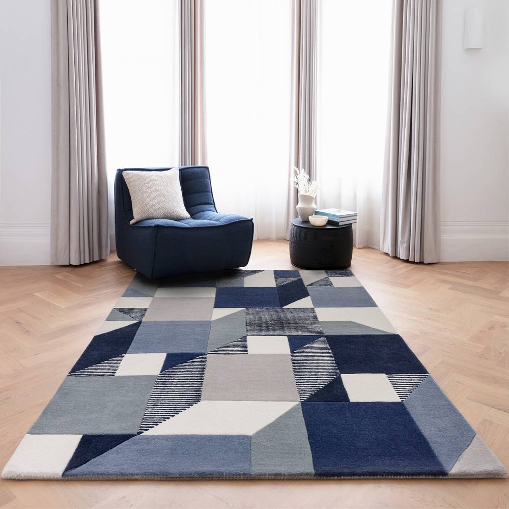 Matrix 101 Memphis Blue Rug