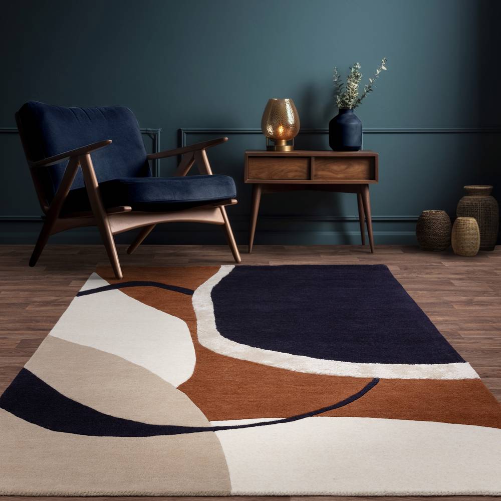 Matrix 105 Signature Rust Rug