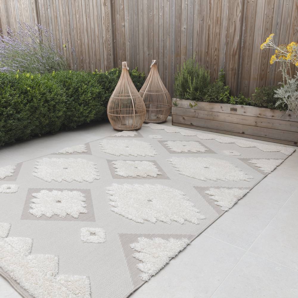 Monty MN02 Natural/Cream Tribal Rug