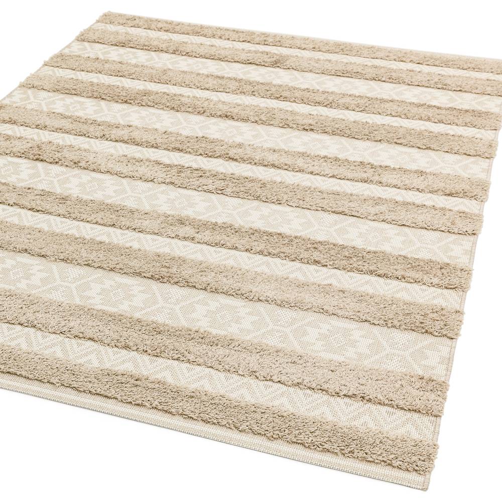 Monty MN04 Natural/Cream Stripe Rug