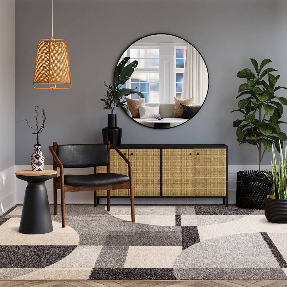 Muse Grey Art Deco MU20 Rug