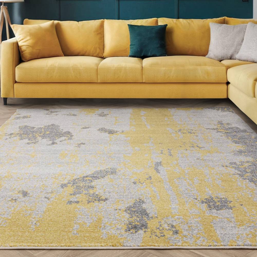 Nova NV18 Painterly Ochre Rug