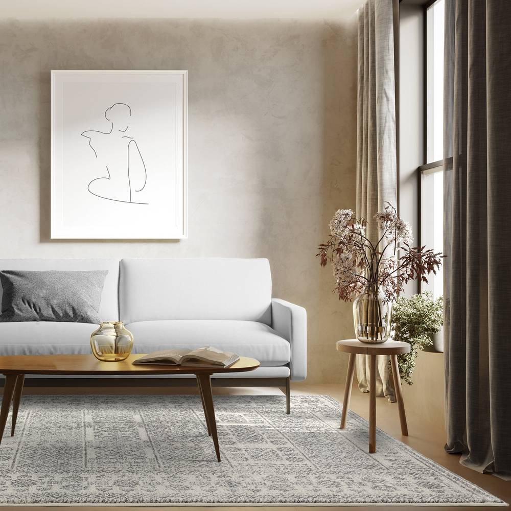 Nova NV33 Tribal Grey Rug
