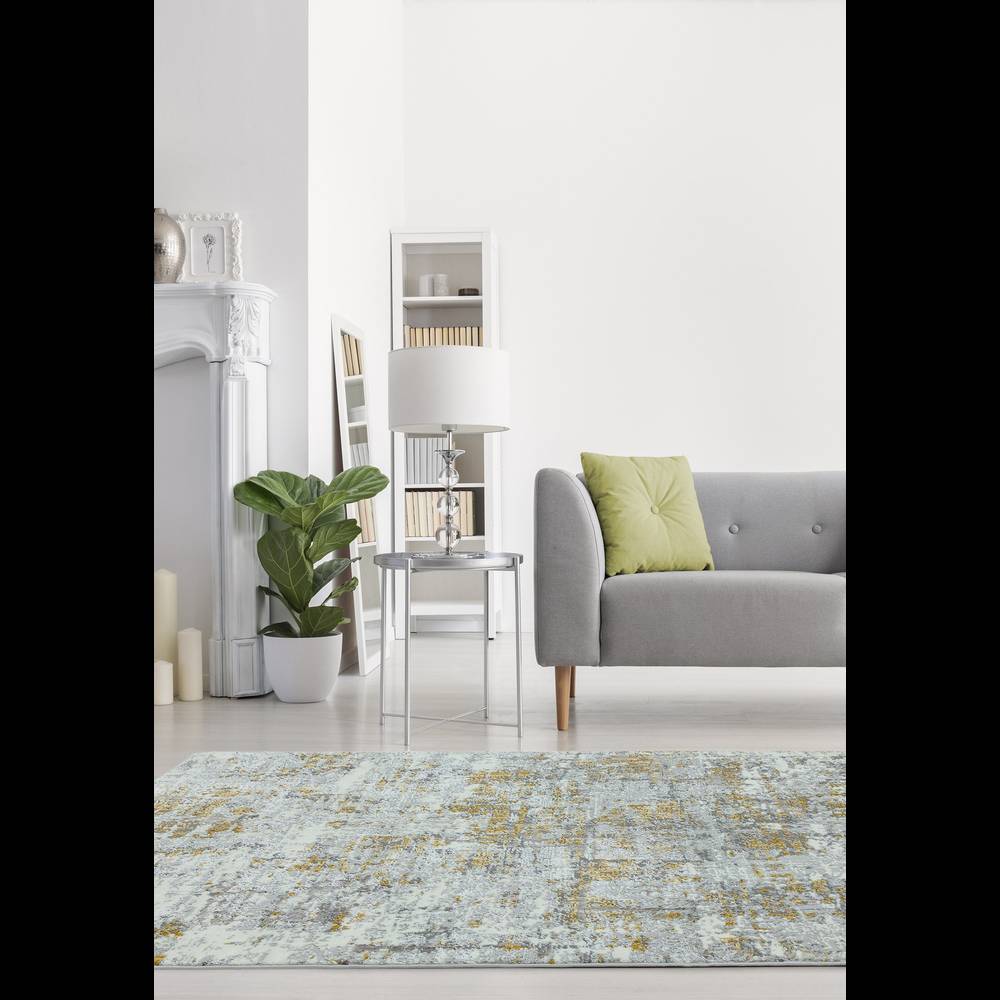 Orion OR07 Abstract Yellow Rug