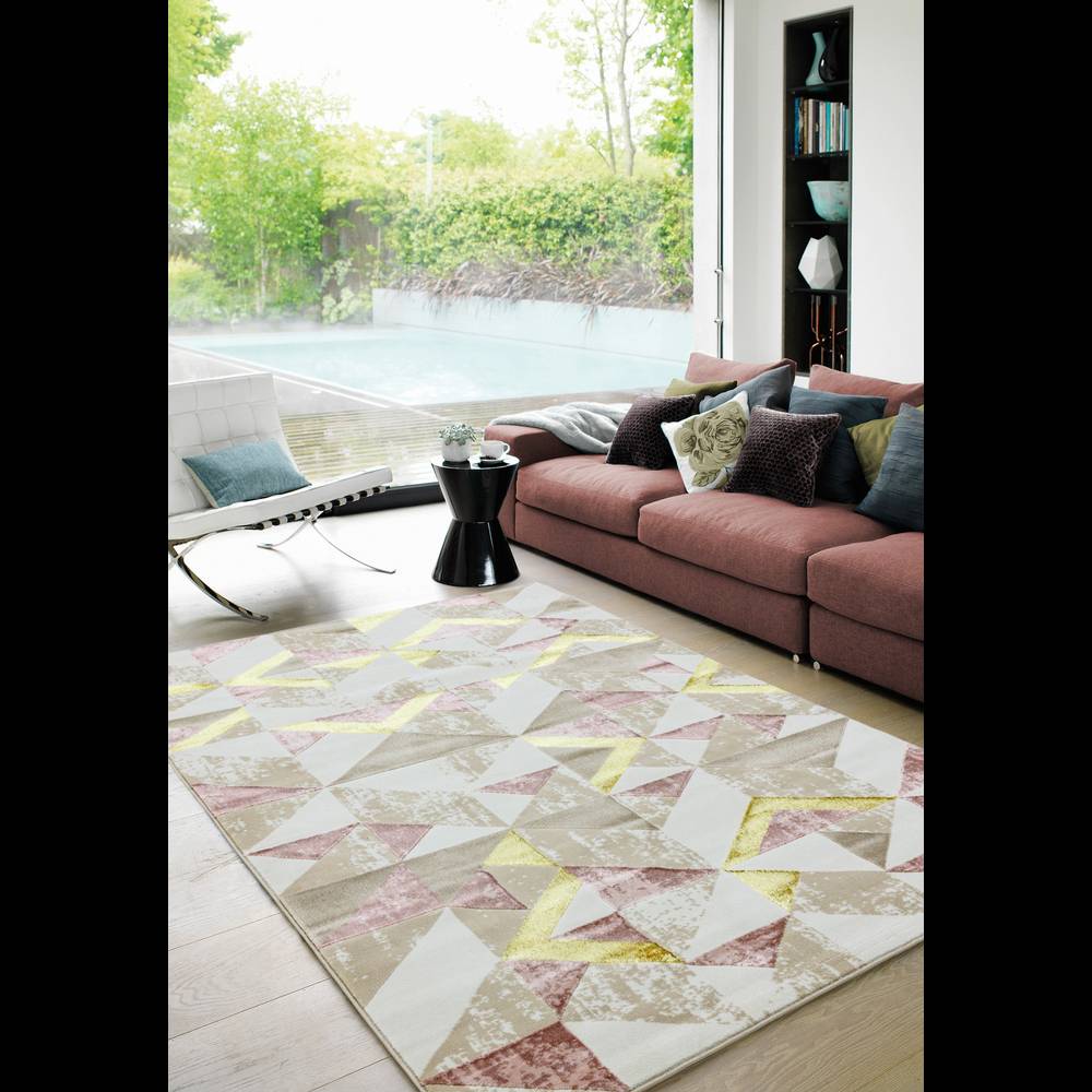 Orion OR10 Flag Pink Rug