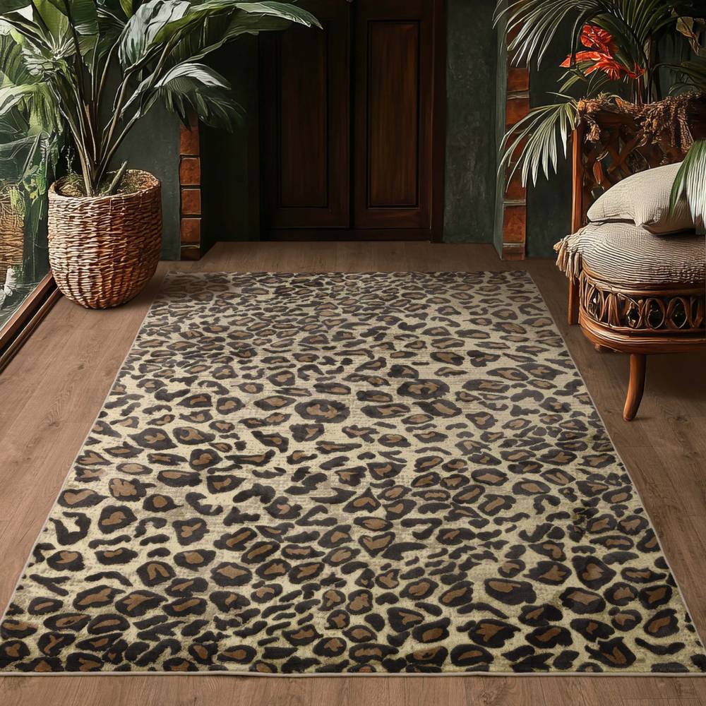 Quantum QU01 Leopard Rug