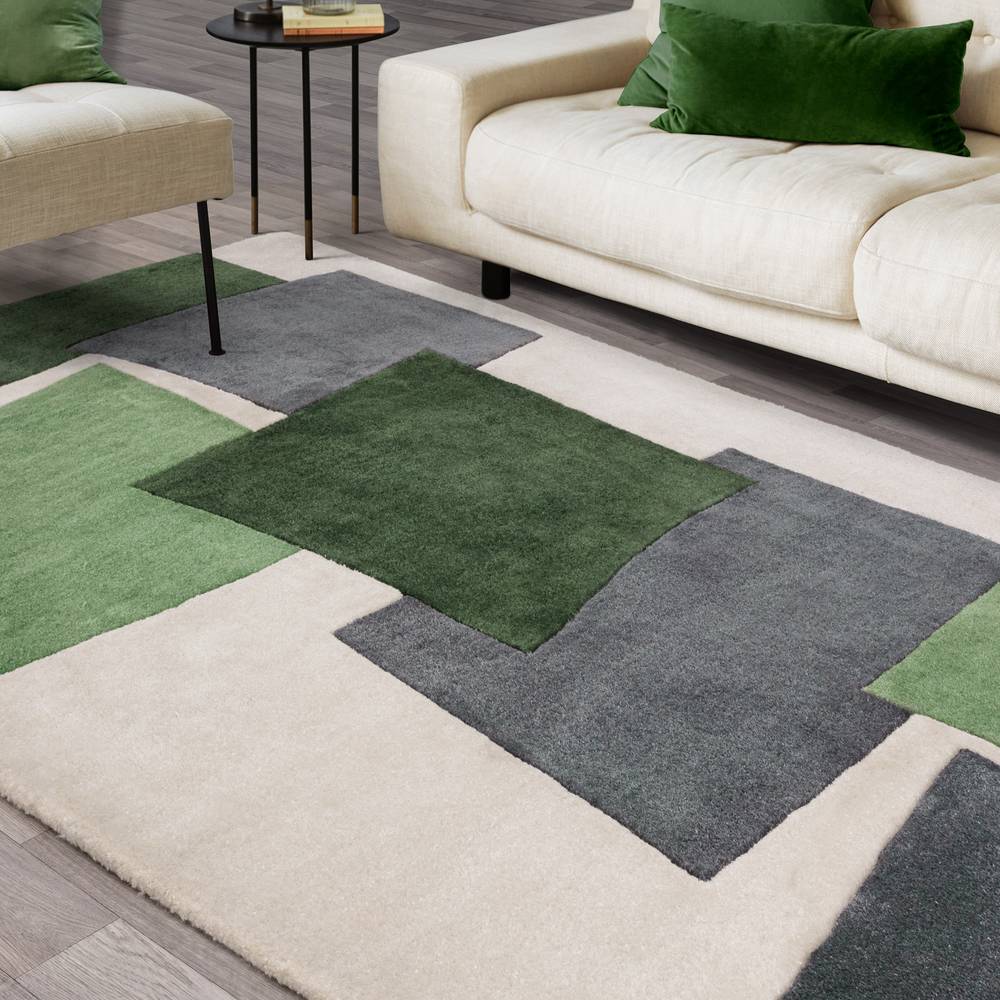Romy 12 Papercut Green Rug