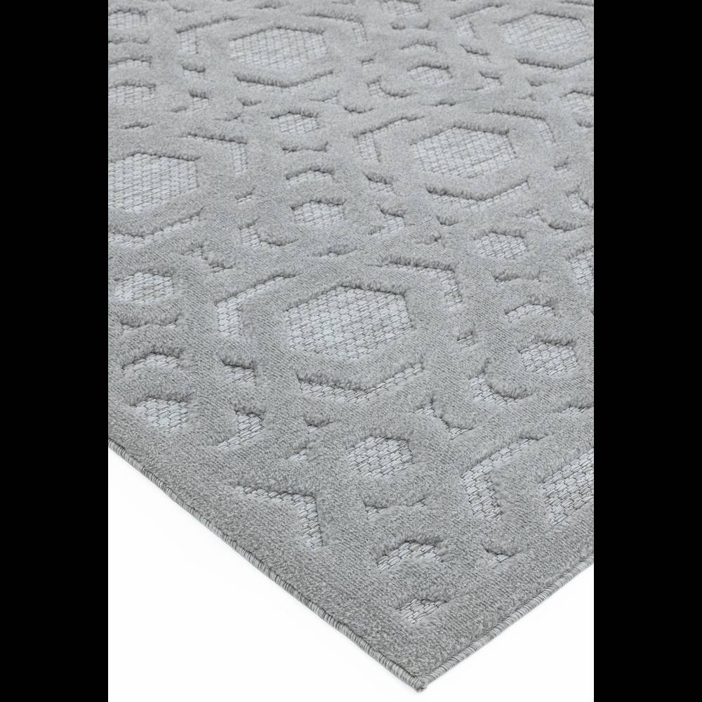 Salta SA03 Silver Geometric Rug