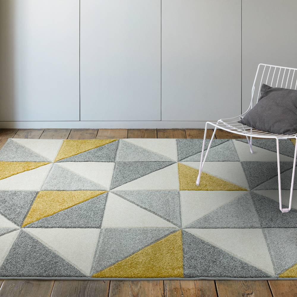 Sketch SK06 Cubic Ochre Rug