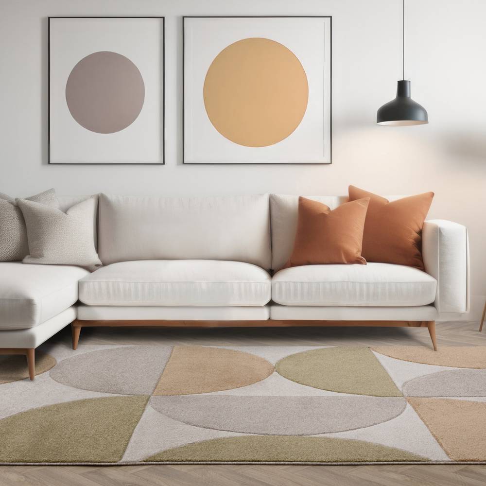 Sketch SK15 Curve Ochre Rug