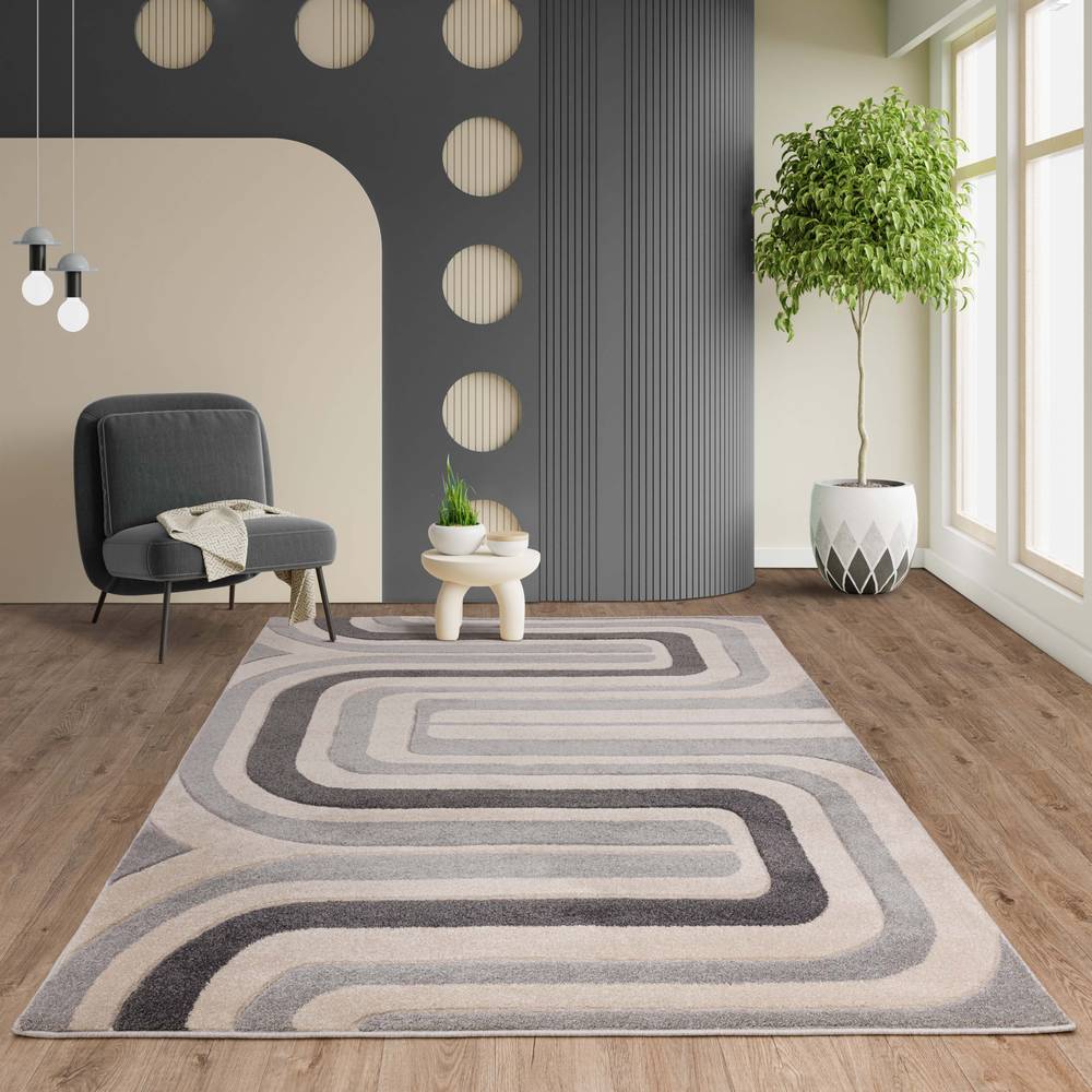 Sketch SK17 Contour Grey Rug