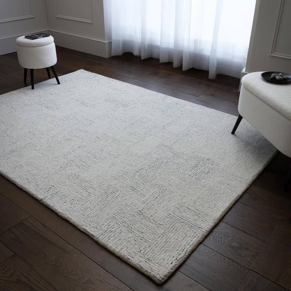 Theodore Hatch White & Black Rug