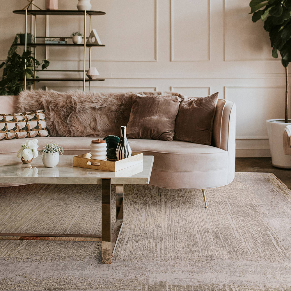 Elodie Champagne/Gold Rug
