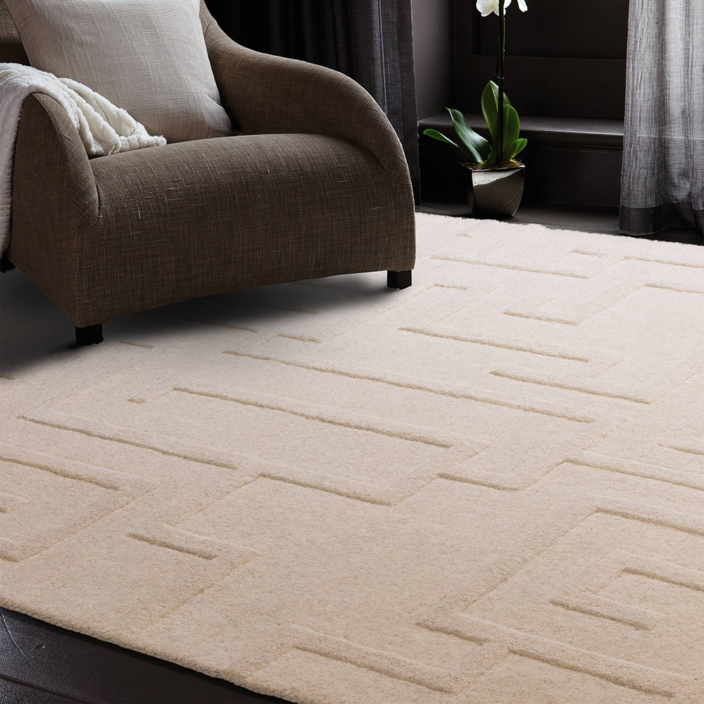 Maze Cream Rug