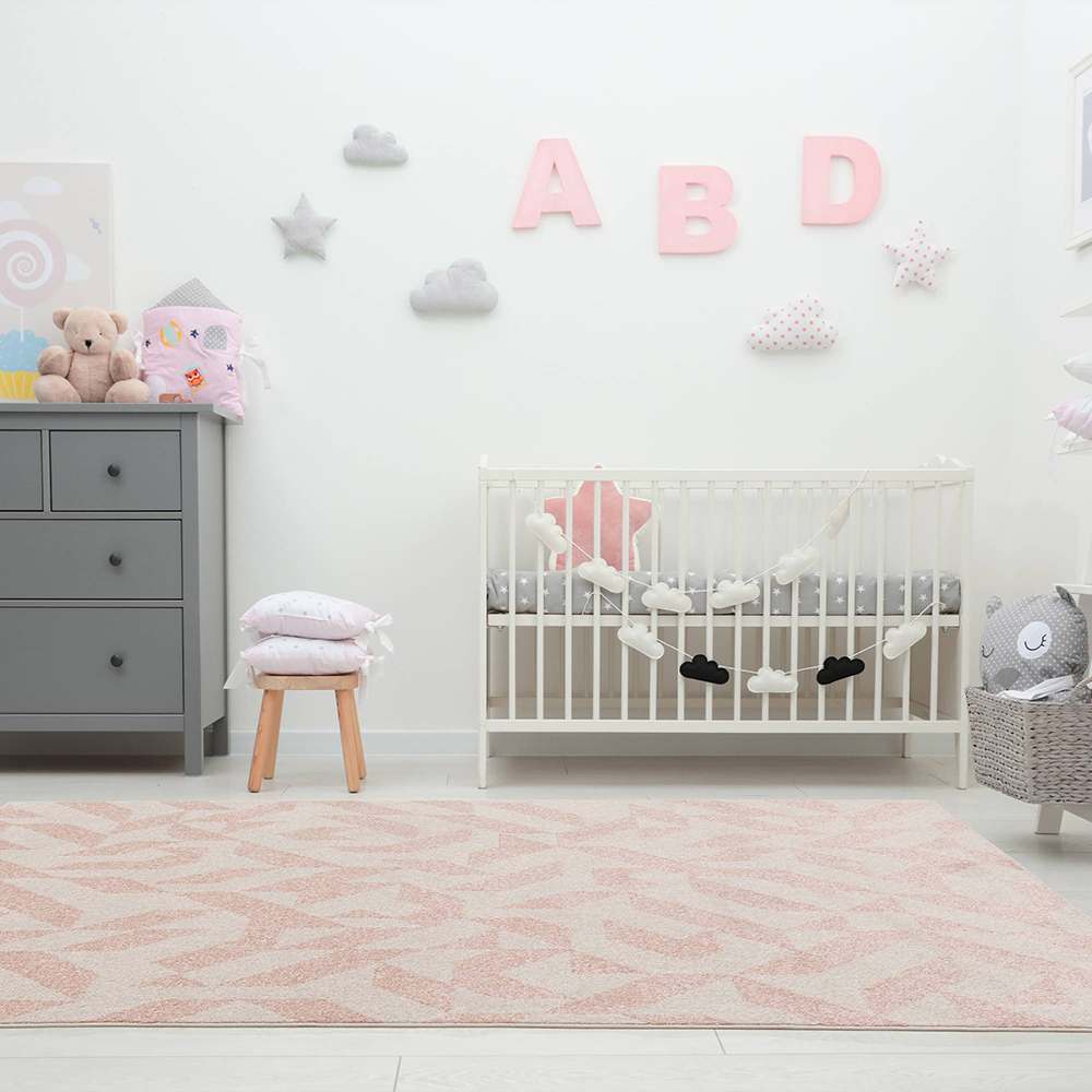 Muse Pink Shapes MU04 Rug