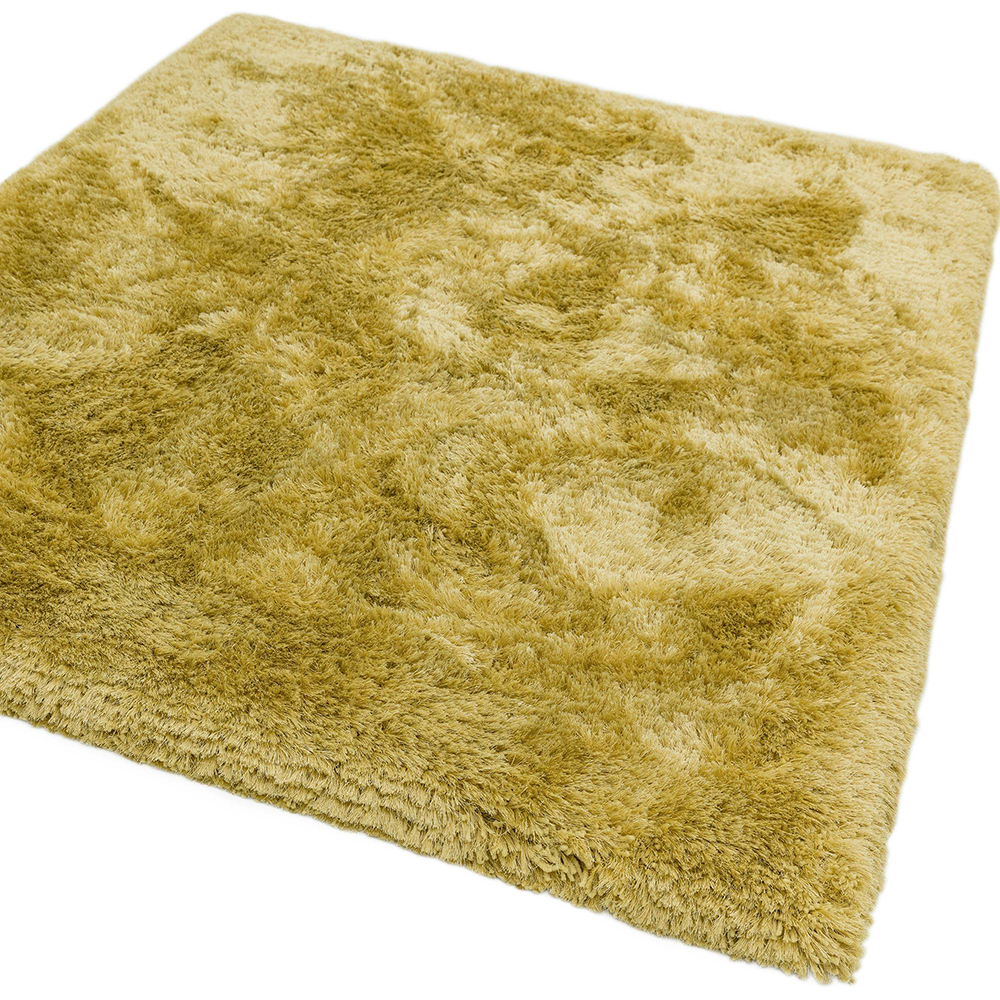 Plush Yellow Rug